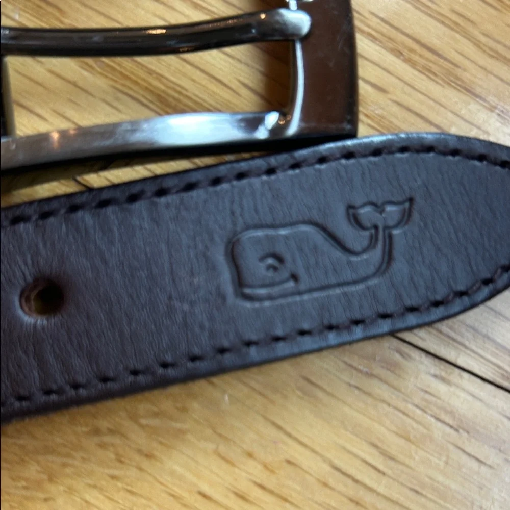 Vineyard Vines Brown and Blue Kids Belt